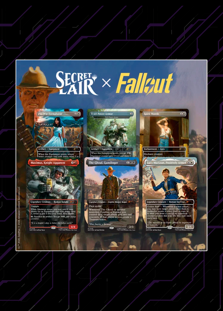 MTG Secret Lair Drop Fallout Beyond Vault 33 - Regular